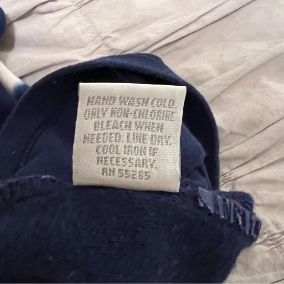 Express blue tie dye long sleeve top, M - Picture 3 of 6